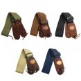 thumbnail image 6 of Acoustic Electric Guitar Shoulder Strap Adjustable PU Leather Cotton Braided Belt Musical Stringed Instruments Accessories, 6 of 6