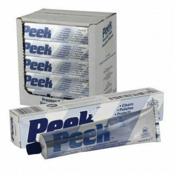 Peek Aluminum and Chrome Metal Polish - 100 ml Tube (20-Pack)