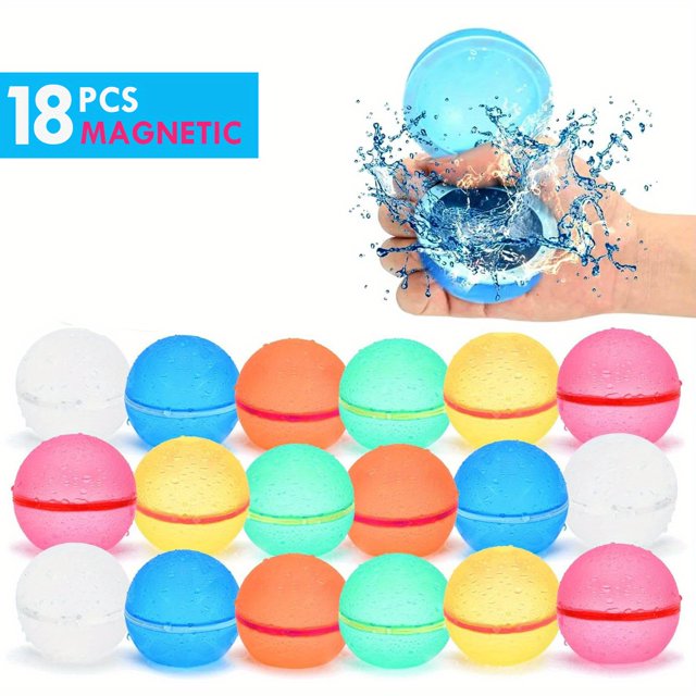 Globos / Bolas De Agua Reutilizables Para Juegos De Verano. Material Suave Y Seguro Para Niños.