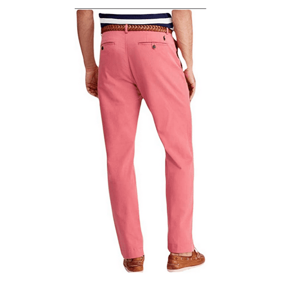 Ralph Lauren Polo Men's Classic-Fit Bedford Cotton Chino Pants, Pink, 34X30