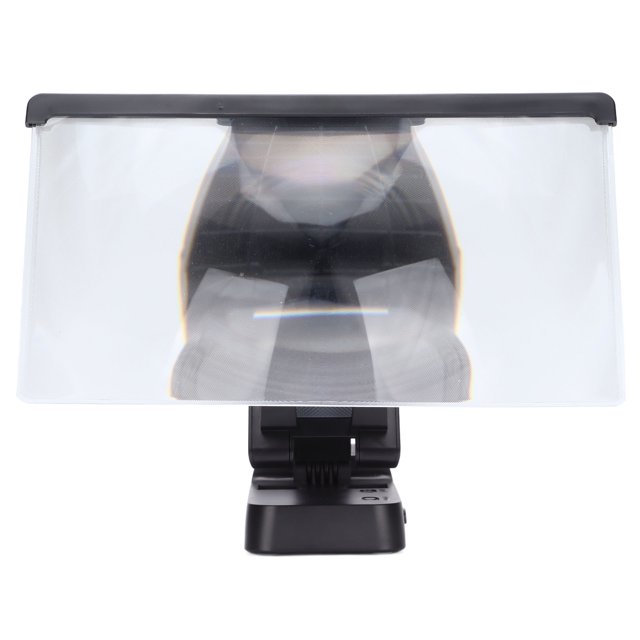 Lupa Para Teléfono, Lente Acrílica 3D Integrada En La Batería, Reduce La Fatiga Visual, Soporte Para Teléfono Plegable, Lupa, Soporte Para Teléfono Separado Para Videos