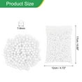 thumbnail image 2 of Uxcell Foam Beads, Foam Balls, Mini Small Balls Polystyrene Beads for DIY Craft Supplies Wedding Party Art Homemade White 7-9mm, 2 of 7