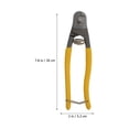 thumbnail image 3 of 8 Inch Cable Cutters Wire Scissors Cable Cutting Pliers Steel Hand Cutting Tools, 3 of 6