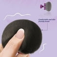 thumbnail image 4 of Extra Large Body Makup Brush for Self Tanner with Drawstring Bag, 3.2 Inch Blend and Blur Body Sunscreen Applicator for Face, Legs, Body, Cream and Foundation (Purple), 4 of 7