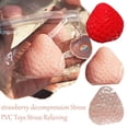 thumbnail image 2 of 1/3pcs Strawberry Squishy, Large Soft Round Stress Ball 6cm, Squeeze Toys Stress Relieving Strawberry Fidget for Anxiety& Relaxation, Perfect Desk Accessory for Adults Birthday Decorations, 2 of 9