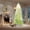 Green 6FT, variant on Slim Pencil Christmas Tree for Small Spaces -4.5/6/7.5/9FT Snow Flocked Artificial Xmas Tree with Metal Stand, Skinny Holiday Decor for Apartments & Offices