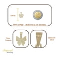 thumbnail image 2 of Dije De Mariposa Con Zirconia En Oro De 10k 1.7 Grm Color Dorado, 2 of 3