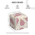 thumbnail image 4 of Sikiie Sparkling Ice Cream Leather Tissue Box Cover Square, tissue box holder, Tissue Box with Bottom Belt-5.2”x5.2”x5.2”, 4 of 7