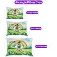 thumbnail image 3 of Happy St. Patrick’s Day Maltese with Green Hat Shamrocks Rainbow Pillowcase Double Sided Maltese Dog Lover Gifts Idea Pillow Case Covers - 03007, 3 of 3