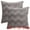 Grey, variant on Unique Bargains Boho Style Solid Throw Pillow Covers Set of 2 for Living Room White