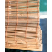 Chicology 23W x 64H Squirrel Cordless Bamboo Roman Shades, Natural Woven Wood, Light Filtering, Safe for Kids & Pets