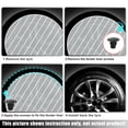 thumbnail image 4 of Juego de guardabarros delanteros y traseros para Toyota 4Runner con clips de retención negro 4 piezas, 4 of 7