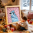 thumbnail image 4 of KRONDO DIY Fabric Art Kit, No-Sew Craft with Wooden Frame & Tucking Tool for Wall Decor & Relaxing Hobby, 4 of 6
