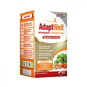 LABO Nutrition AdaptWell Ashwagandha Root Extract >7% withanolides (35mg), Rhodiola Rosea Extract >5% rosavins & Bioperine, for Relax, Adrenal, Immune & Thyroid Support, 90 Counts