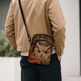 thumbnail image 3 of TSOVTHRID Owl Bohemia Floral Brown Print Small Crossbody Bag for Women Trendy Cell Phone Purse Wallet with Adjustable Strap Women's Shoulder Bag Handbags, 3 of 7