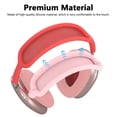 thumbnail image 5 of 3-in-1 Silicone Case Cover for AirPods Max Headphones, Anti-Scratch Ear Pad Case Cover/Ear Cups Cover/Headband Cover for AirPods Max(Pink), 5 of 7