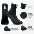 thumbnail image 3 of 3 Pair Men’s Cotton Sports Socks, Mid Crew Athletic Training Socks, TIKA, 3 of 7