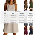 thumbnail image 4 of Gamivast Linen Dresses for Women Sleeveless Scoop Neck Midi Dress with Pockets Button Detail Casual Loose Fit Tank Sundress Everyday Vacation Dress Black XXL, 4 of 7