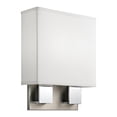 thumbnail image 1 of Kichler 10439NCHLED Applique Murale LED, Nickel Brossé & Chrome, 1 of 2
