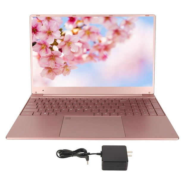 Laptop Rosa Pantalla IPS de 156 Pulgadas CPU de Cuatro Nucleos 16 GB de 512 GB de ROM Lector de Huellas Dactilares Bateria de 6000 MAh Win 11 Teclado Numerico ANGGREK Otros Bodega Aurrera en linea