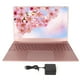 thumbnail image 2 of Laptop Rosa Liviana Pantalla 1080P de 156 Pulgadas 16GB 512GB ROM 29GHz CPU con 4 Hilos 6000mAh Batería Win11 Computadora Portátil para Oficina Hogar Al Aire Libre ANGGREK Otros, 2 of 8