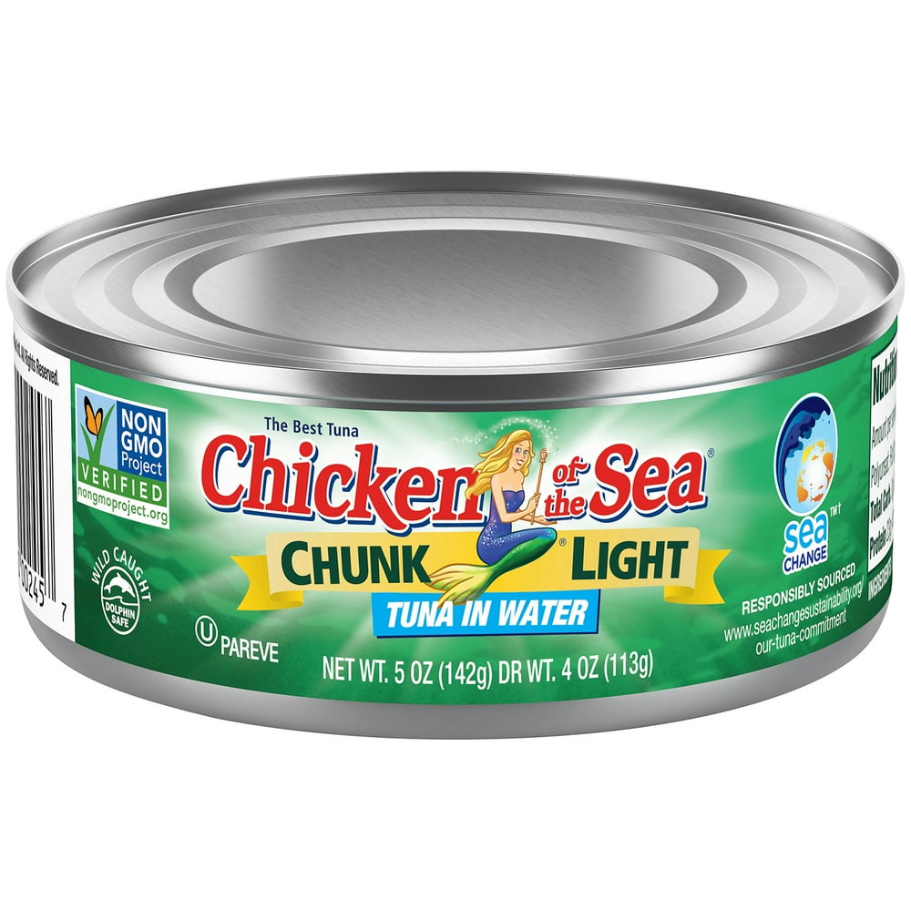 Chicken of the Sea Chunk Light Tuna in Water, 5 oz