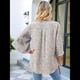 thumbnail image 4 of Blusas de Mujer con Mangas 3/4 y Cuello en V Holgado con Estampado de Pétalos de , Blusas de Trabajo de Negocios Floral M, 4 of 7
