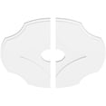 thumbnail image 2 of 38"OD x 7"ID x 13 1/4"C x 1"P Percival Architectural Grade PVC Contemporary Ceiling Medallion, Two Piece, 2 of 11