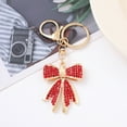 thumbnail image 3 of Hearth & Gear Sparkly Gold Plated Color Rhinestone Bow Keychains For Women Charms For Key Purse, 3 of 3