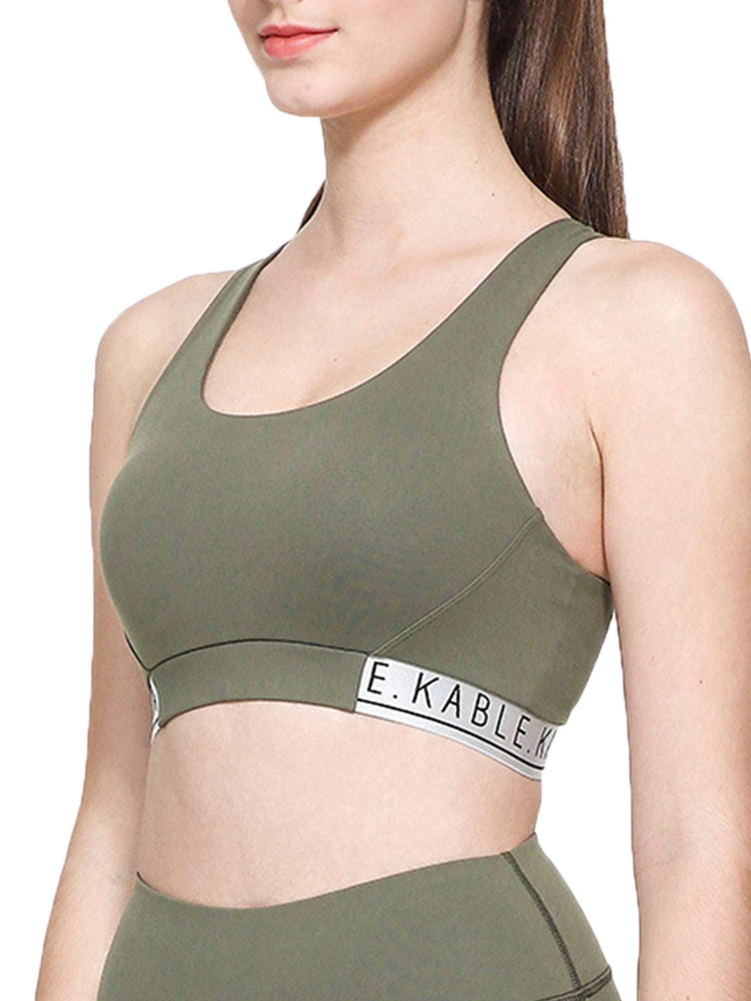 Lattice Yoga Sports Bra Padded Top Wireless Key Hole Women Athletic Vest Corsets 