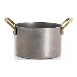 Aluminium Cooking Pot With Lid Patila/bhagona/tapeli Tope Flat Bottom Pot  Handmade Stockpots Cookware Indian Traditional Pot Cooking Vessels 