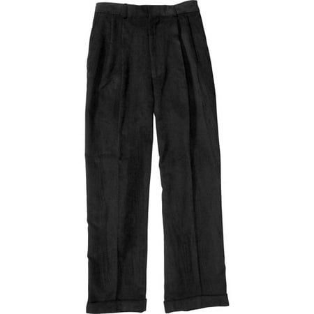 George - Men's Cuffed Pleat-Front Corduroy Pants - Walmart.com
