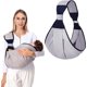 thumbnail image 1 of Portabebés All Grey, portabebés envolvente, portabebés ajustable, portabebés transpirable, portabebés para recién nacidos, recién nacidos y niños pequeños de hasta 18 kg, 1 of 5