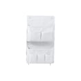 thumbnail image 2 of Large Capacity Hanging Storage Bag Wall Mount Organizer With Multiple Pockets For Cosmetics Sundries White, 2 of 6