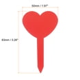 thumbnail image 2 of 150pcs Plastic Plant Labels 3.26" x 1.97" Reusable Waterproof Garden Tags for Nursery, Red, 2 of 7