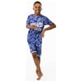 thumbnail image 3 of Sleep On It Boys 2-Piece Short-Sleeve Jersey Pajama Shorts Set - Glow in the Dark Chillin Mode - Blue, Size: M 8/10, 3 of 5