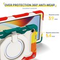thumbnail image 3 of FJLBDE Case for Xiaomi Redmi Pad 2/Pad 2 SE 9.7 Inch with 360 Kickstand, Shoulder Strap Carrying Protective Cover, Multicolor Red, 3 of 6