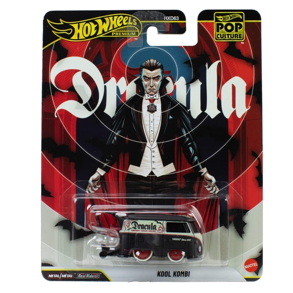 Hot Wheels Premium Toy Car, Truck or Van, 1:64 Scale Replica from Pop Culture (1 Car; Styles May Vary, Items May Not be Pictured)
