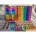 thumbnail image 3 of Juguetes de madera Montessori para niños, bloques transparentes, gemas acrílicas mixtas, juego abierto, 3 of 5