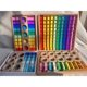 thumbnail image 3 of Juguetes de madera Montessori para niños, bloques transparentes, gemas acrílicas mixtas, juego abierto, 3 of 5