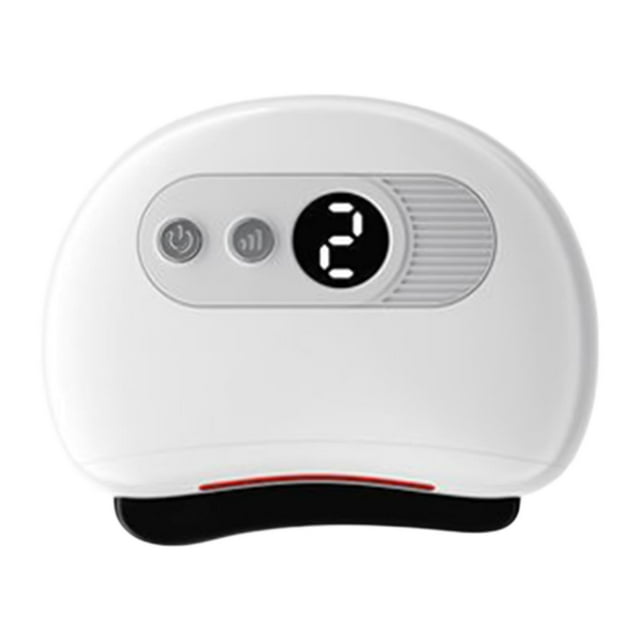 Masajeador eléctrico de raspado de 9 grados, masajeador facial eléctrico para cintura, piernas y rostro. Negro