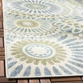 thumbnail image 4 of SAFAVIEH Veranda Petra Geometric Indoor/Outdoor Runner Rug, 2'3" x 6'7", Cream/Green, 4 of 7