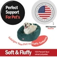 thumbnail image 4 of 40 Pouces Marine Villa Collection Micro Velours Bagel Chien Lit par Majestic Pet Produits, 4 of 4