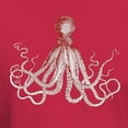 thumbnail image 3 of CafePress - Burgundy Octopus T Shirt - Men's Classic Graphic Cotton T-Shirt, 3 of 4