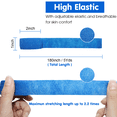 thumbnail image 3 of COMOmed Self-Adhesive Bandages Medical First Aid Tape 1" x 5 Yards 12 Pack for Sports and Pets, 3 of 8