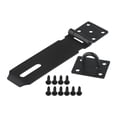 thumbnail image 1 of Stainless Steel Door Padlock Hasp Kit Anti Theft Folding Lock Buckle Plate Hitch, 1 of 6