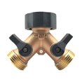 thumbnail image 4 of 50% off Garden Hose Splitter Adapter 2 Way Tap Hose Connector Water Faucet Distributor, 4 of 7