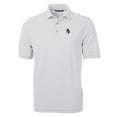 thumbnail image 2 of Men's Cutter & Buck Gray Michigan State Spartans Big & Tall Team Logo Virtue Eco Pique Stripe Recycled Polo, 2 of 3
