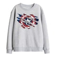thumbnail image 1 of Captain America Boys/Girls Torn Sweatshirt, 1 of 4