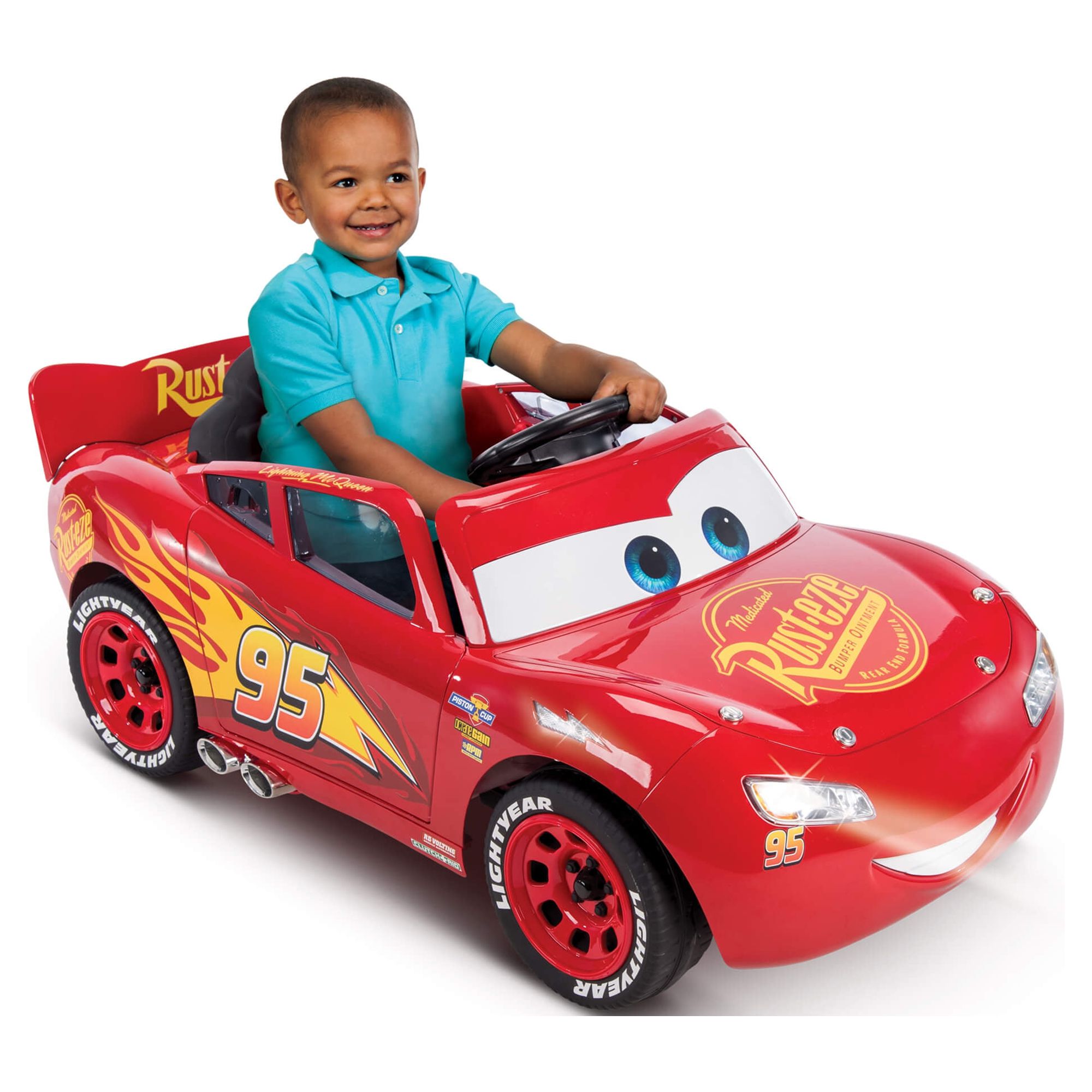 Huffy Disney Pixar Cars 3 Lightning McQueen 6V Battery-Powered Ride on, for Children Ages 3+ years - image 2 of 12